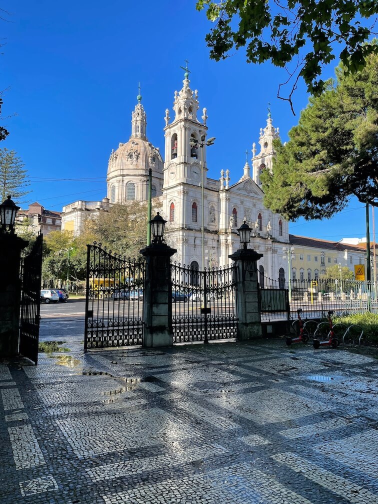 Basilica da Estrela in Lisbon Portugal