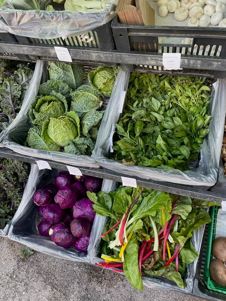 Farmer's Market Lisbon Portugal Veggies