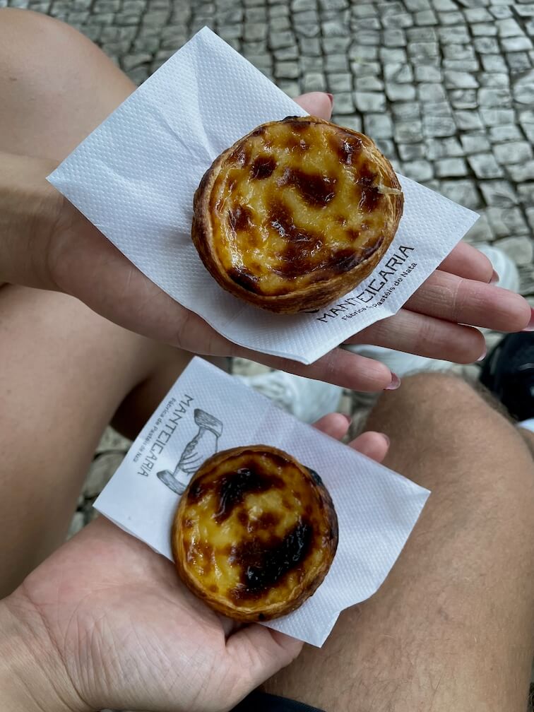 Pastel de Nata from Manteigaria in Lisbon