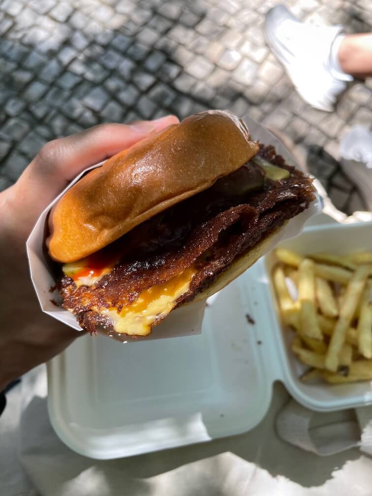 Street Smash Burger Lisbon Portugal